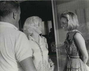 During Marilyn's last photo session with George Barris, July 1962